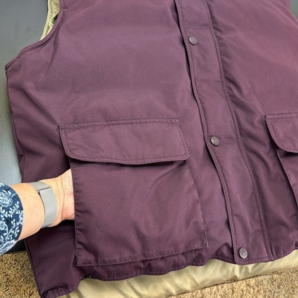 Cabela’s Premier Northern Goose Down Plum Puffer Vest 2XL Tall Outdoor Hunting - Picture 6 of 15
